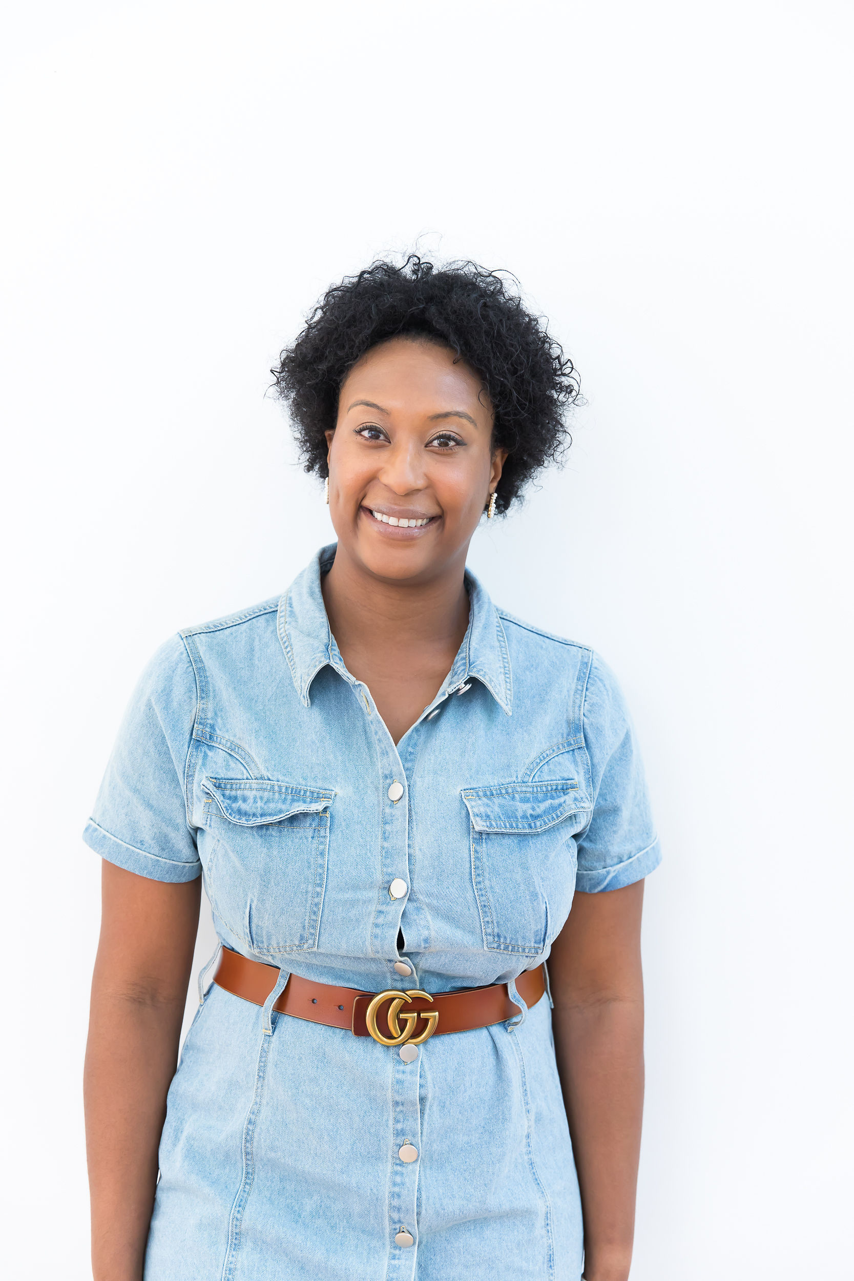 all blue jean outfit